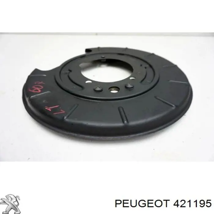 Comprar 421195 Peugeot/Citroen Disco de soporte del tambor de freno trasero izquierdo