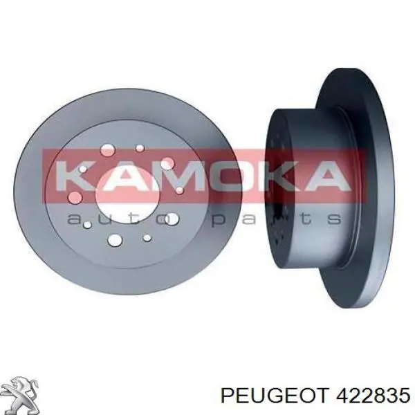 Disco de freno trasero Peugeot/Citroen 422835 precio, desde 45,01 EUR
