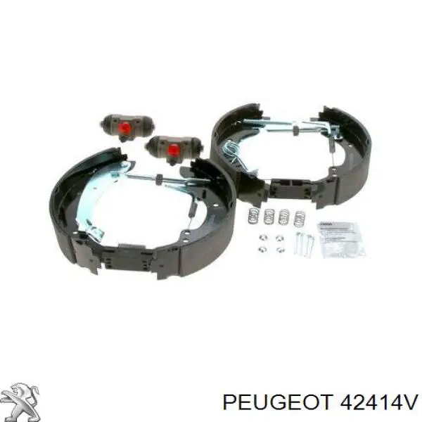 42417R Peugeot/Citroen zapatas de frenos de tambor traseras