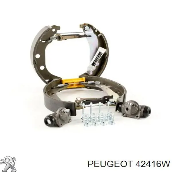 Comprar 42416W Peugeot/Citroen Kit de frenos de tambor, con cilindros, completo