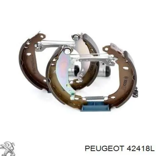 42418L Peugeot/Citroen zapatas de frenos de tambor traseras