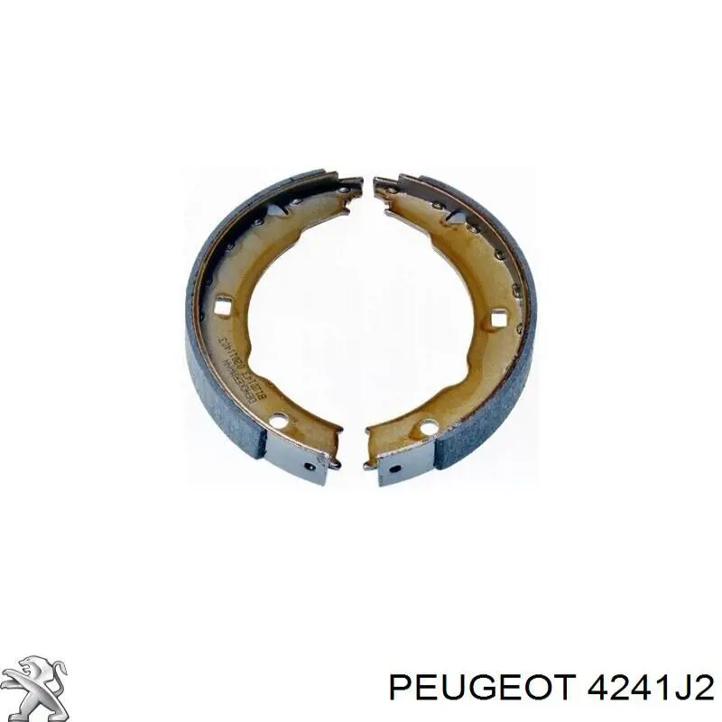Juego de zapatas de frenos, freno de estacionamiento Peugeot 406 8B
