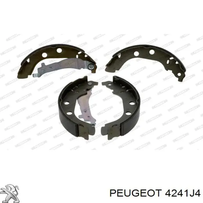 Zapatas de freno de tambor traseras Peugeot/Citroen 4241J4 precio, desde 33,86 EUR