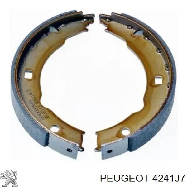 Juego de zapatas de frenos, freno de estacionamiento Peugeot 406 8B