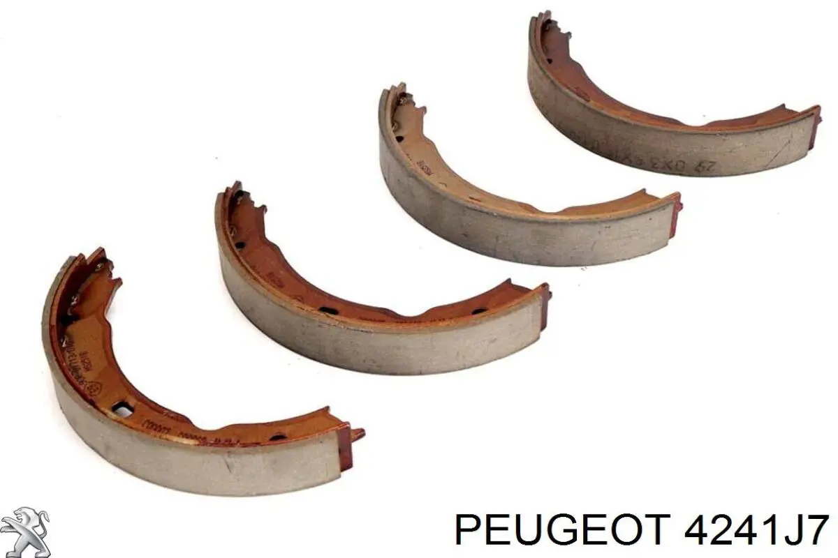 Juego de zapatas de frenos, freno de estacionamiento Peugeot 406 8B