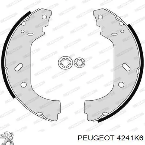 Comprar 4241K6 Peugeot/Citroen Zapatas de freno