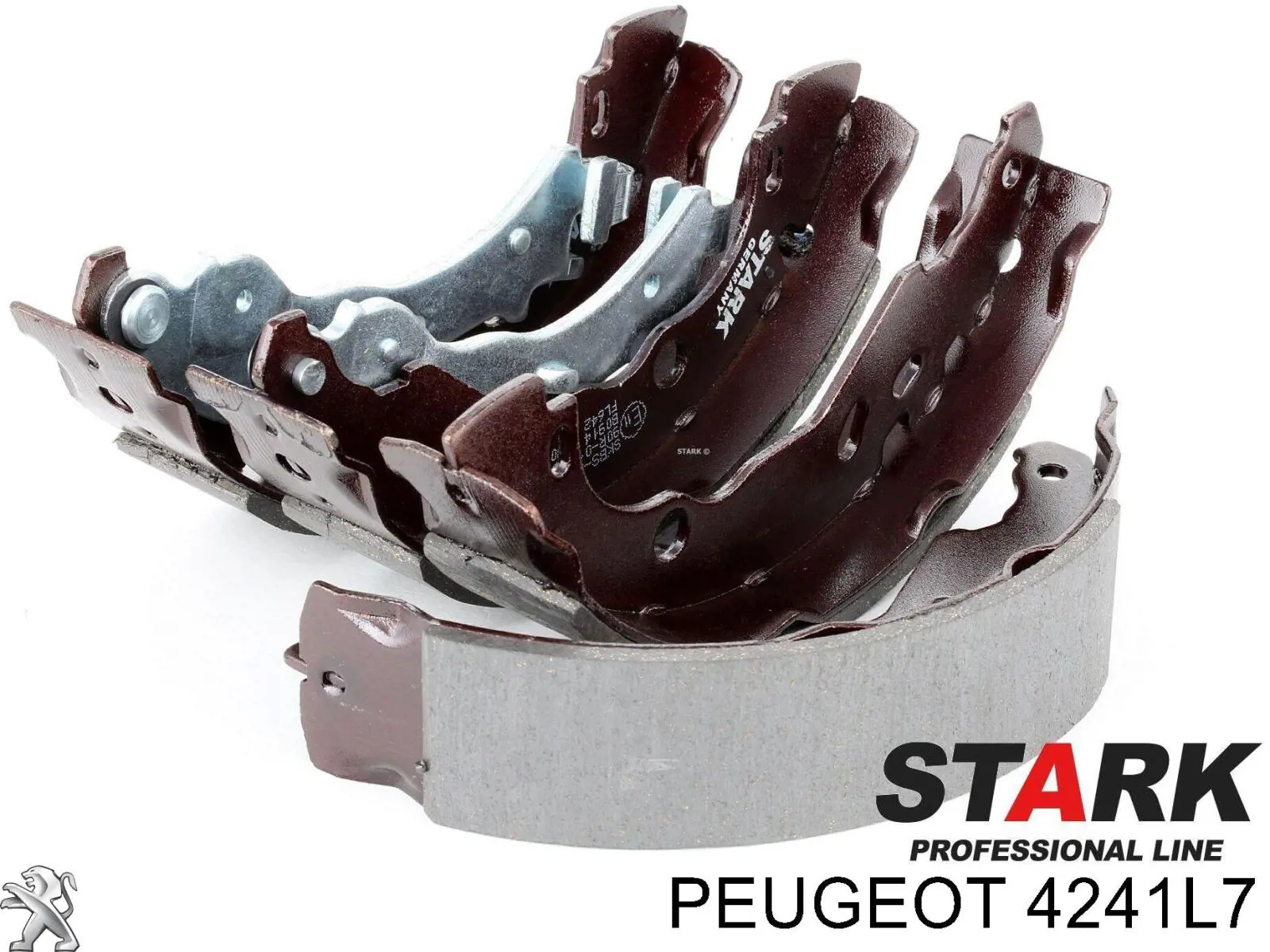 Zapatas de freno traseras Peugeot/Citroen 4241L7