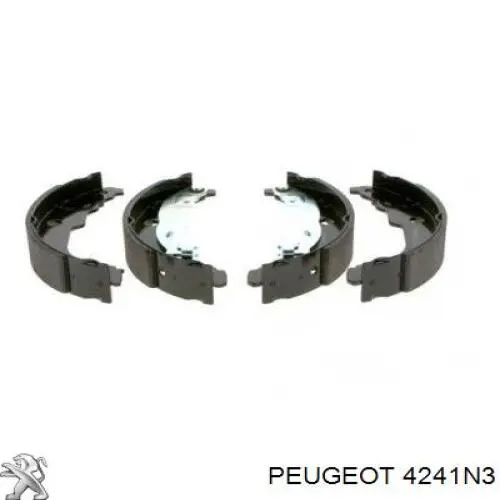 Zapatas de freno 4241N3 Peugeot/Citroen
