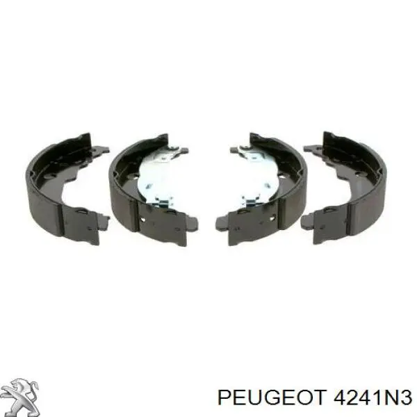 4241N3 Peugeot/Citroen zapatas de frenos de tambor traseras