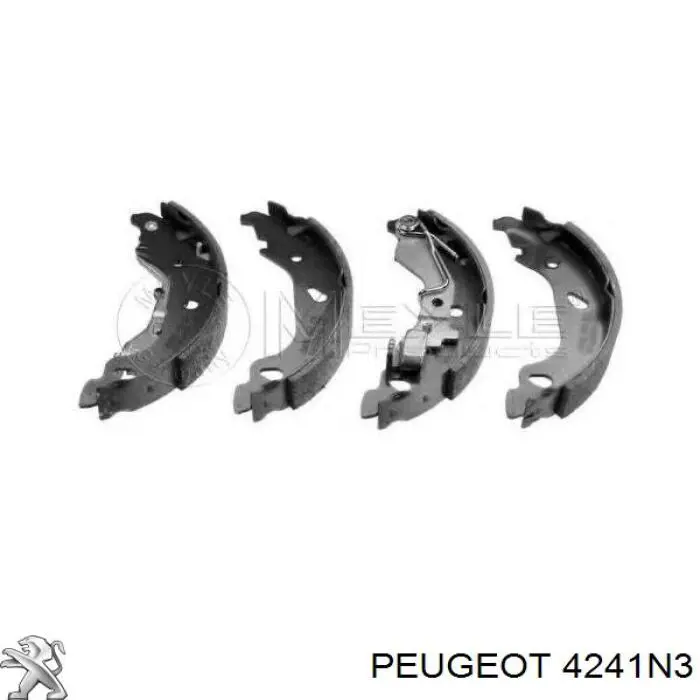 Zapatas de freno de tambor traseras Peugeot/Citroen 4241N3 precio, desde 37,68 EUR