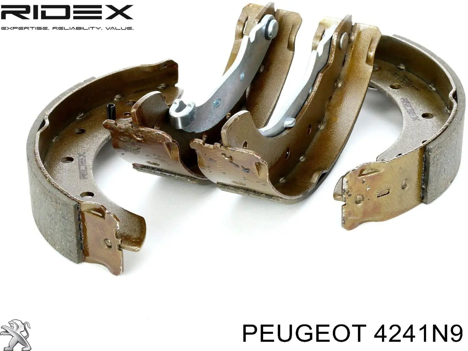 4241N9 Peugeot/Citroen zapatas de frenos de tambor traseras