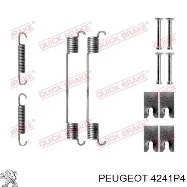 Zapatas de freno de tambor traseras Peugeot/Citroen 4241P4 precio, desde 33,74 EUR