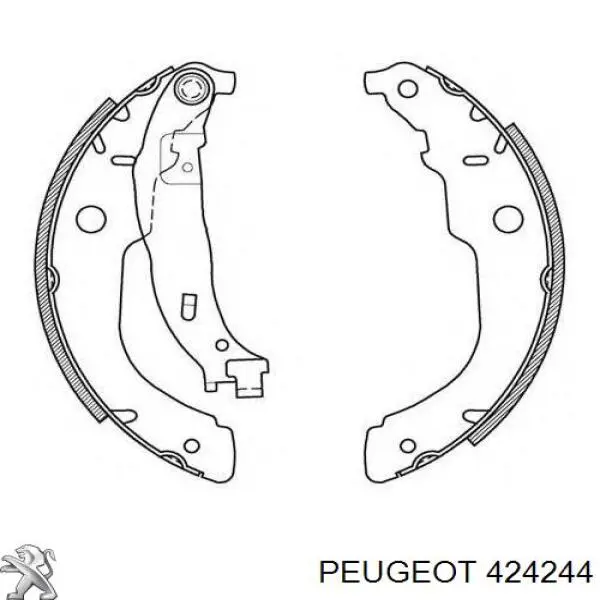 Comprar 1611451680 Peugeot/Citroen Kit de frenos de tambor, con cilindros, completo
