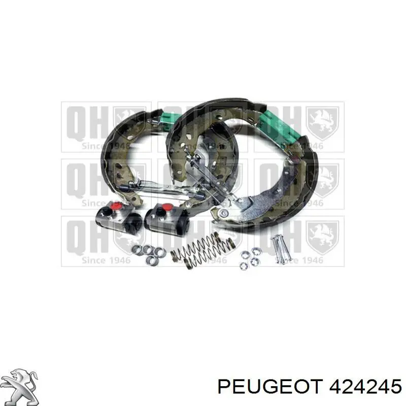 Kit de frenos de tambor, con cilindros, completo KP1146 Delphi