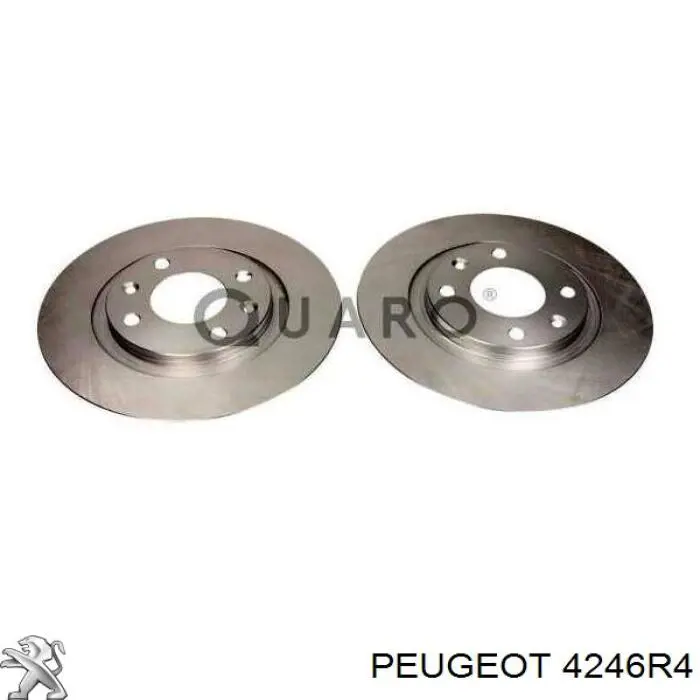 Disco de freno delantero Peugeot/Citroen 4246R4