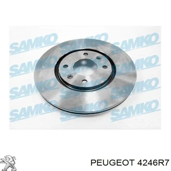 Comprar 4246R7 Peugeot/Citroen Freno de disco delantero