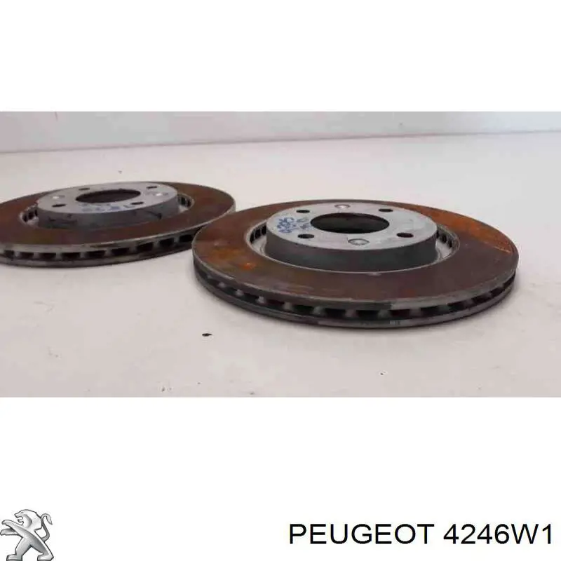 Disco de freno 4246W1 Peugeot/Citroen