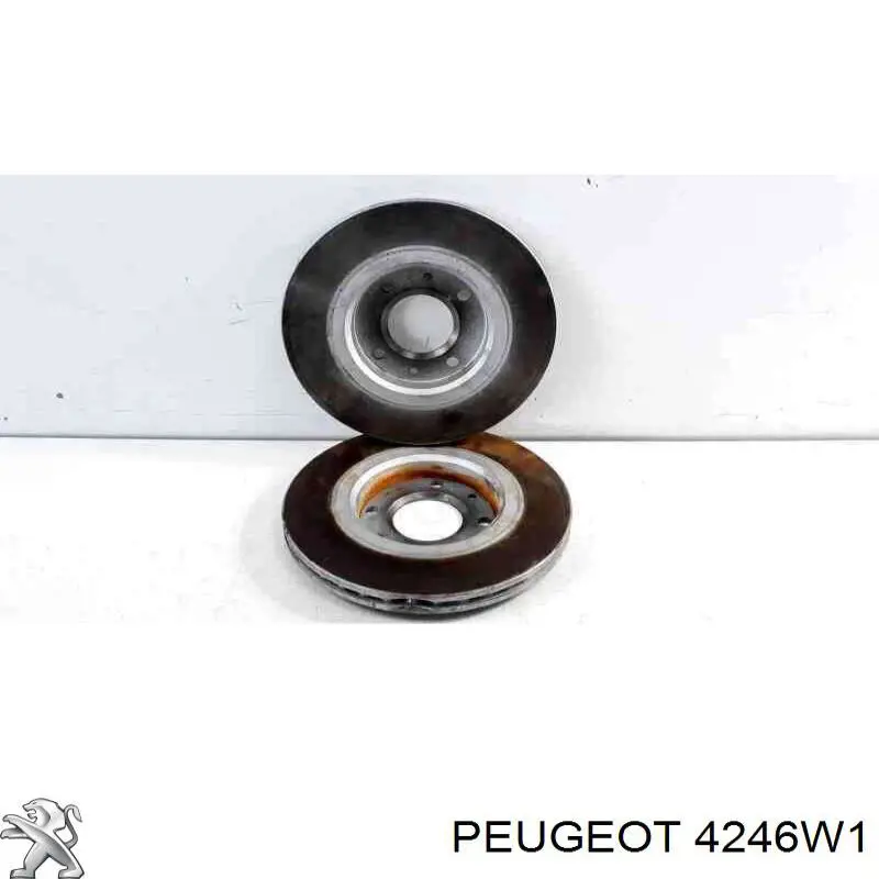 Disco de freno delantero Peugeot/Citroen 4246W1