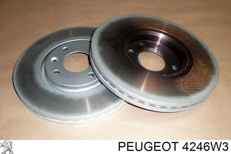 Disco de freno delantero Peugeot/Citroen 4246W3