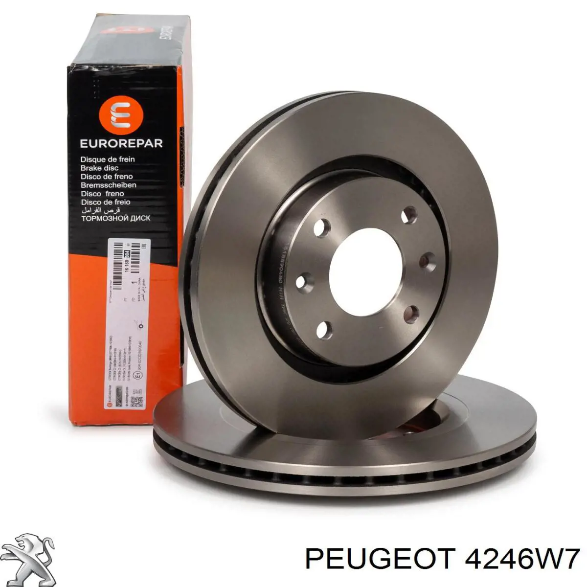 Frenos delanteros Peugeot/Citroen 4246W7 precio, desde 34,24 EUR