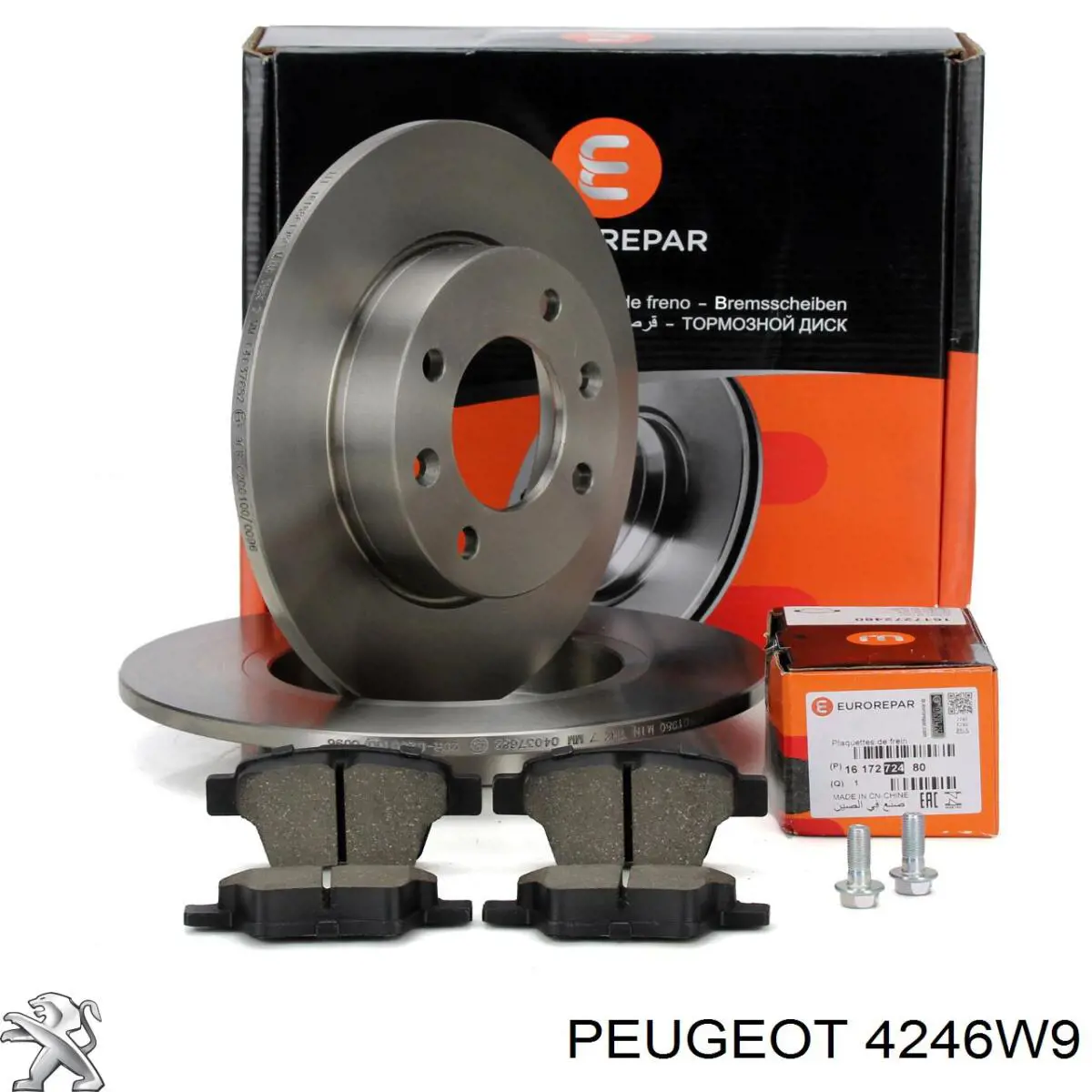 Comprar 4246W9 Peugeot/Citroen Disco de freno trasero