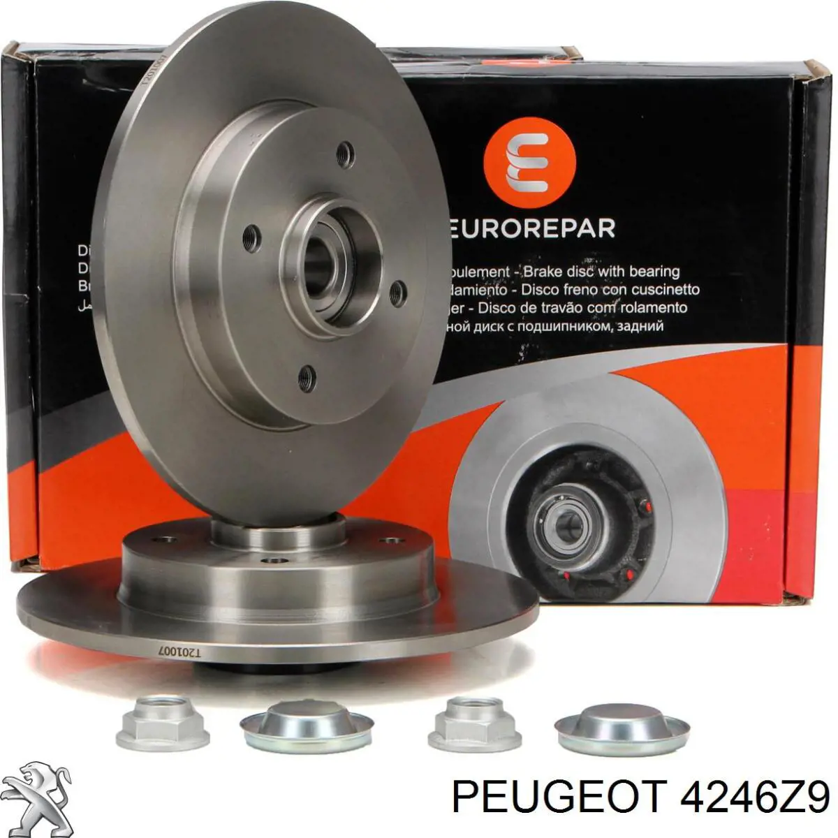 Frenos traseros Peugeot/Citroen 4246Z9