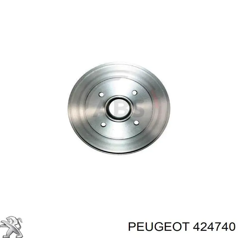 Tambor de freno trasero Peugeot/Citroen 424740 precio, desde 53,80 EUR