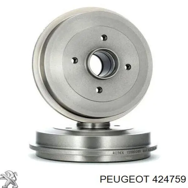 Comprar 424759 Peugeot/Citroen Tambor de freno trasero