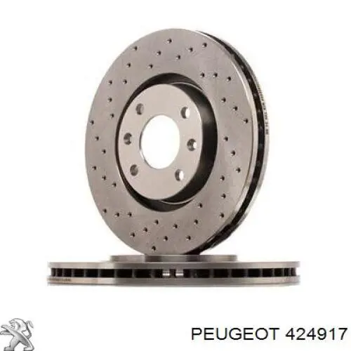 Comprar 424917 Peugeot/Citroen Freno de disco delantero