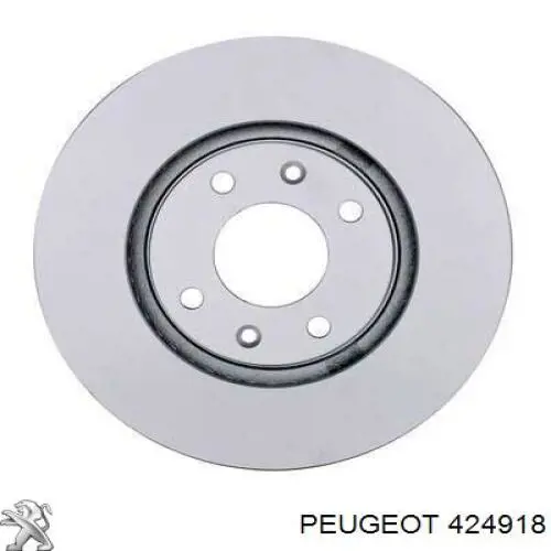 424918 Peugeot/Citroen disco de freno delantero