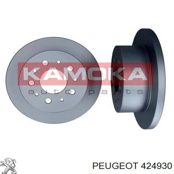 4249 30 Peugeot/Citroen disco de freno trasero