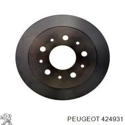 Disco de freno trasero Peugeot/Citroen 424931 precio, desde 45,01 EUR