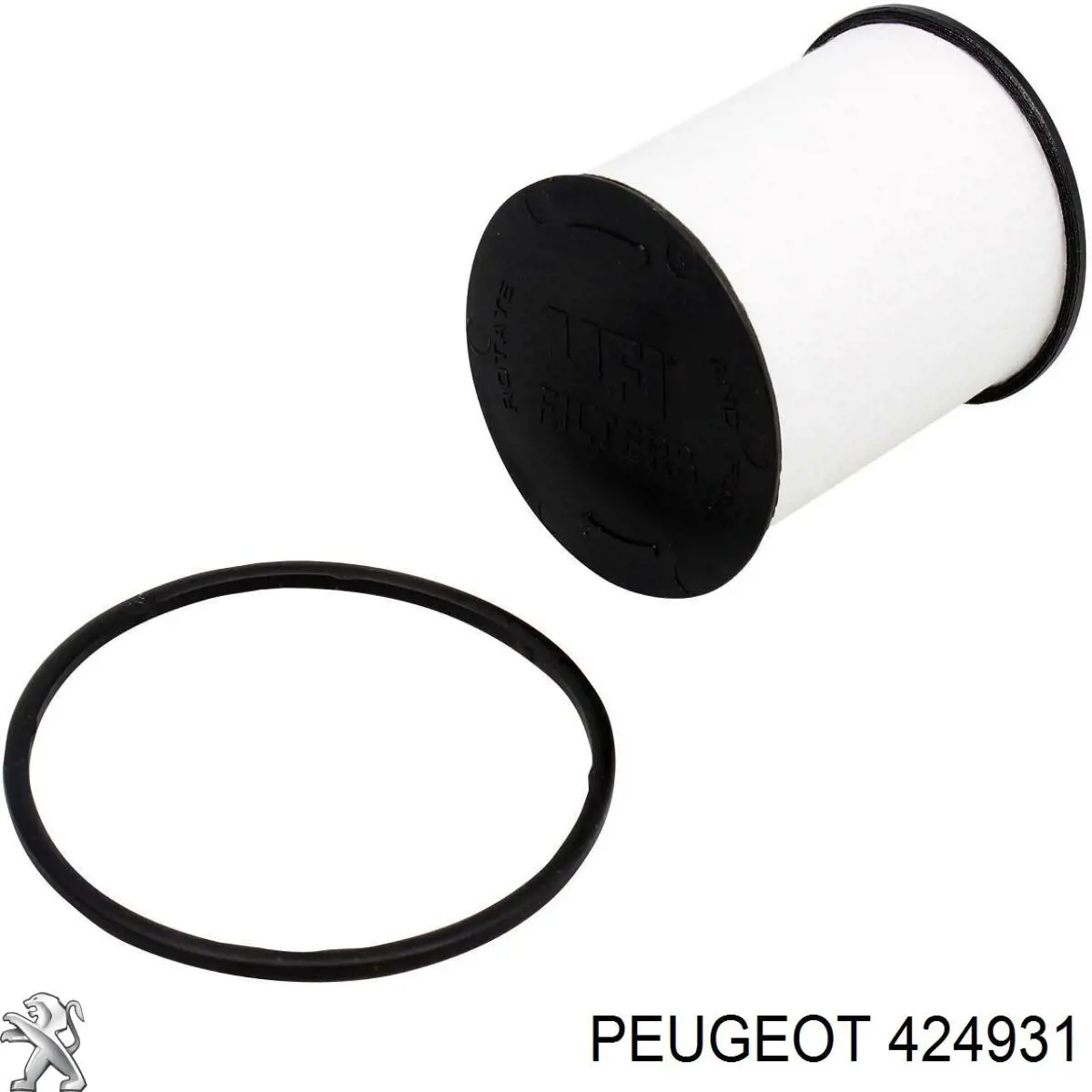 Disco de freno trasero 424931 Peugeot/Citroen