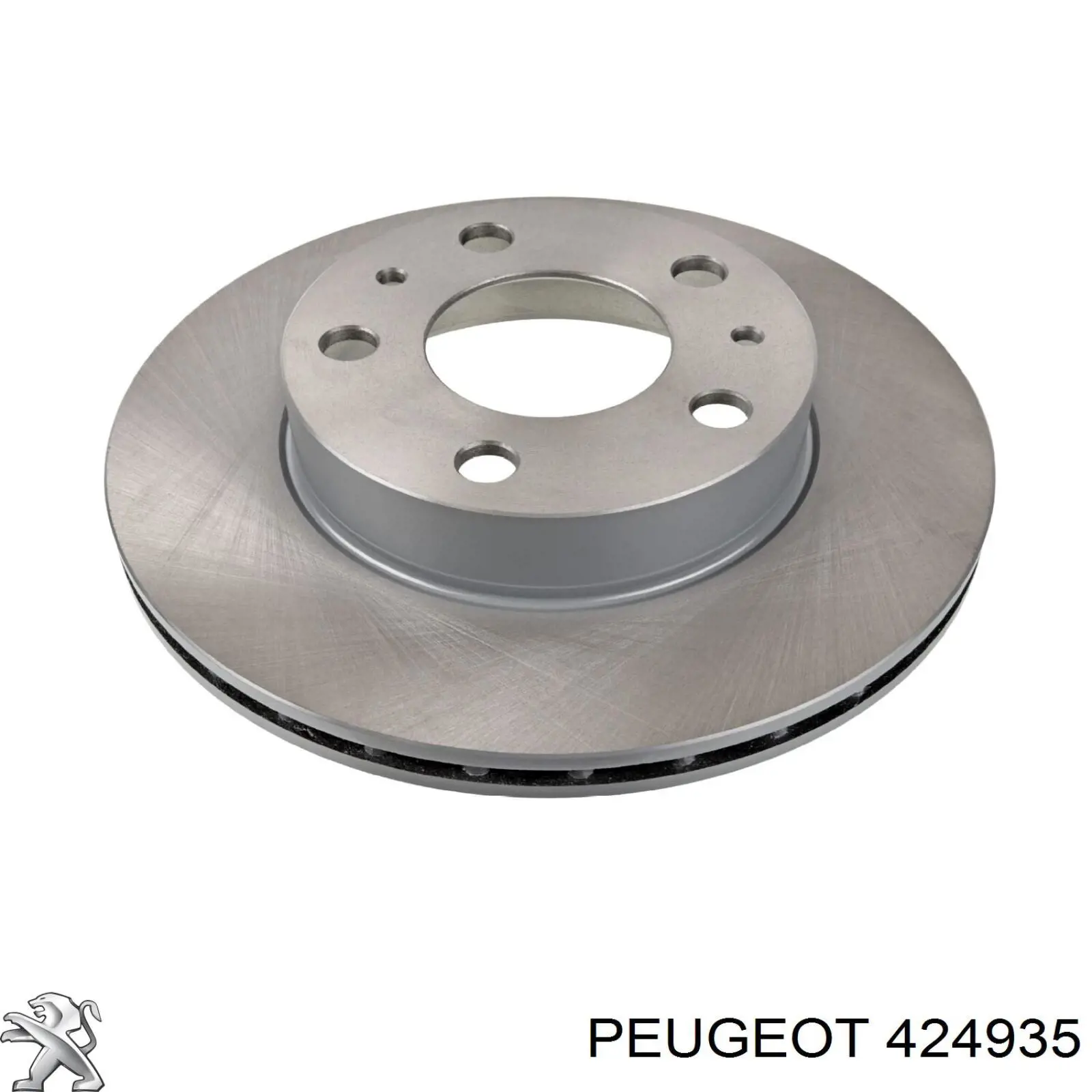 424935 Peugeot/Citroen freno de disco delantero