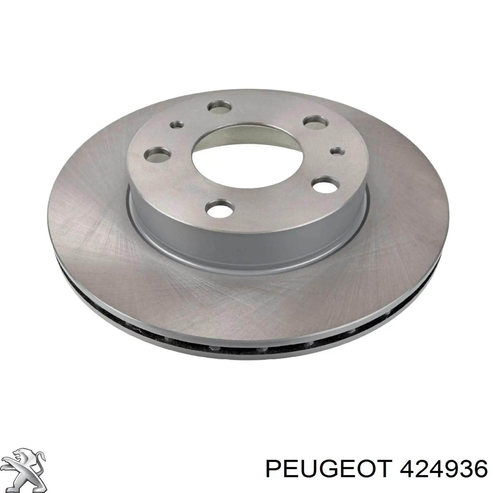 424936 Peugeot/Citroen freno de disco delantero