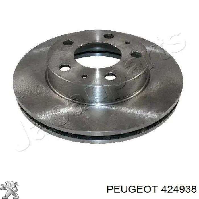 424938 Peugeot/Citroen disco de freno delantero
