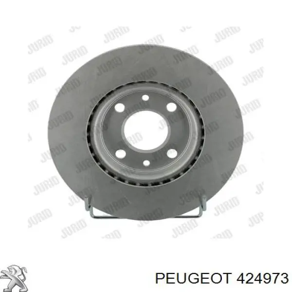 424973 Peugeot/Citroen disco de freno delantero