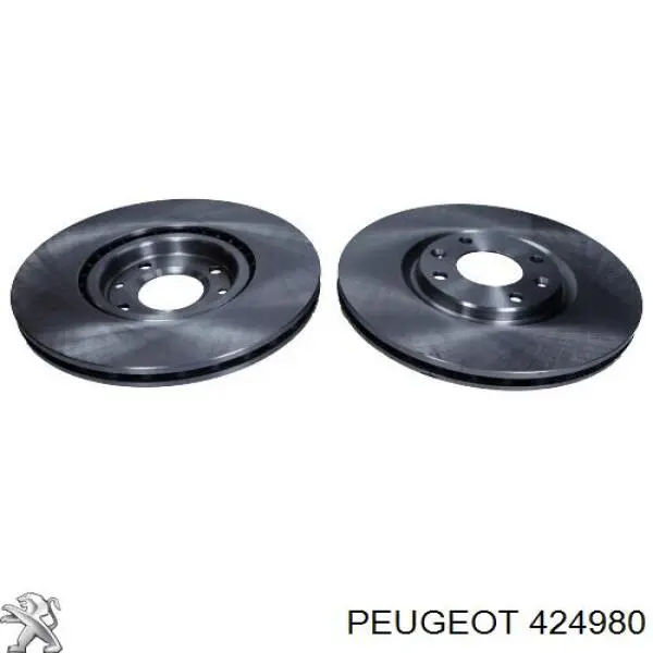 424980 Peugeot/Citroen disco de freno delantero