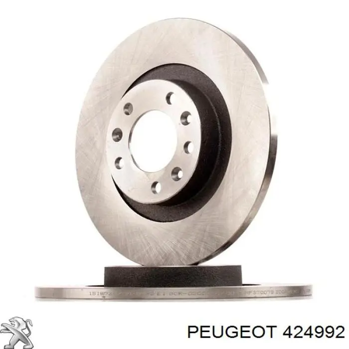 Disco de freno delantero Peugeot/Citroen 424992