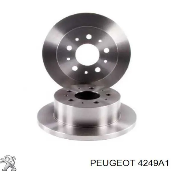 4249A1 Peugeot/Citroen disco de freno trasero
