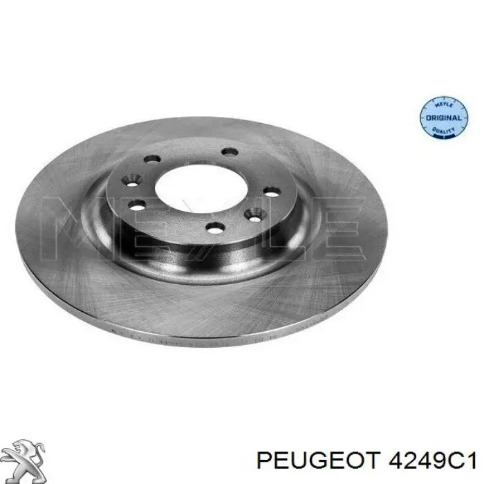 Comprar 4249C1 Peugeot/Citroen Disco de freno trasero