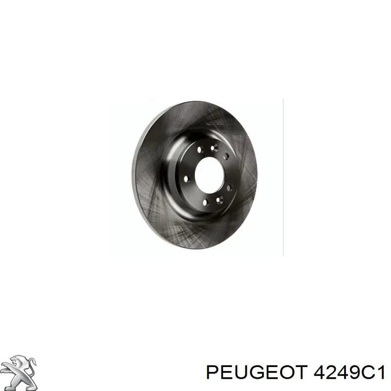 Disco de freno trasero Peugeot/Citroen 4249C1 precio, desde 31,45 EUR