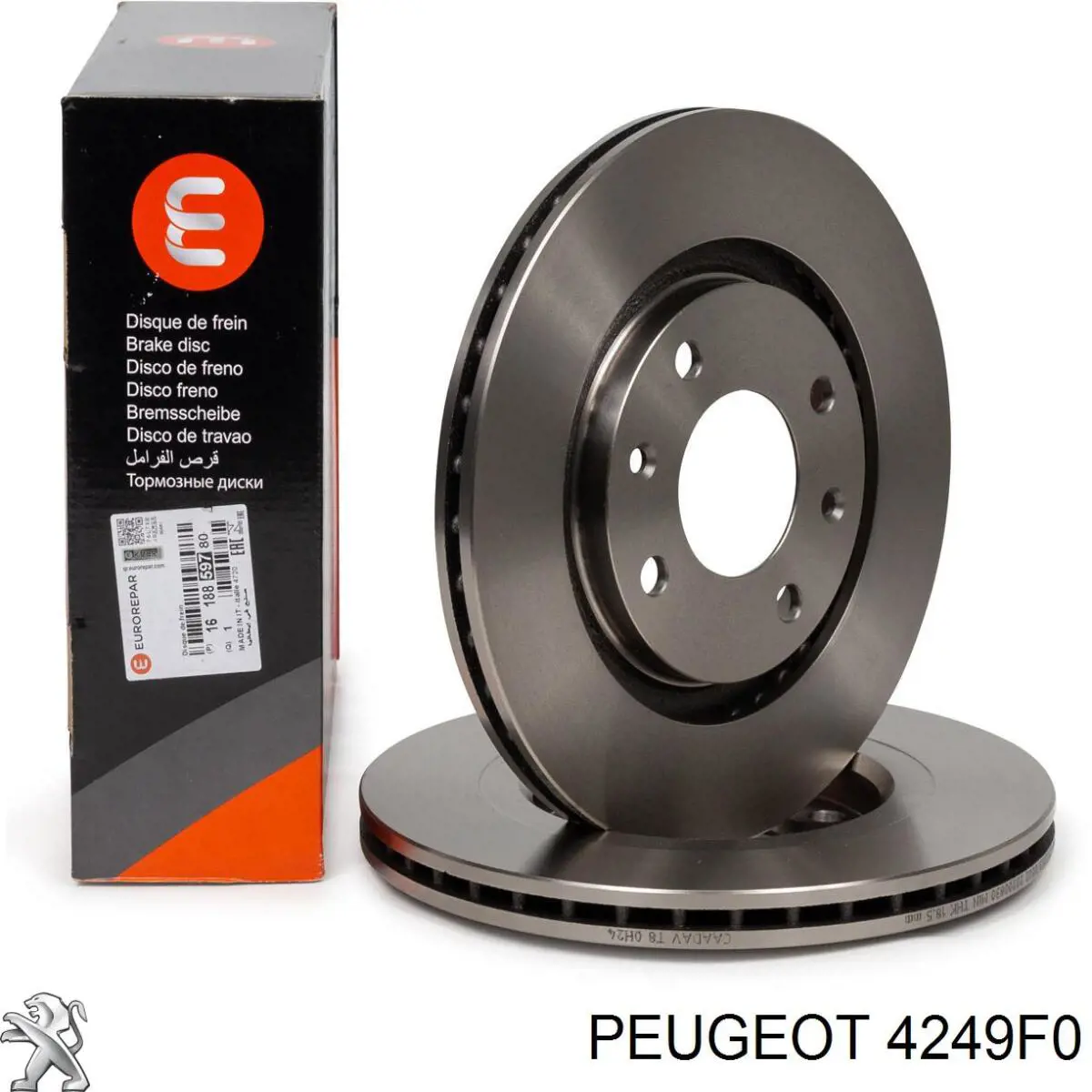 Frenos delanteros Peugeot/Citroen 4249F0 precio, desde 24,42 EUR