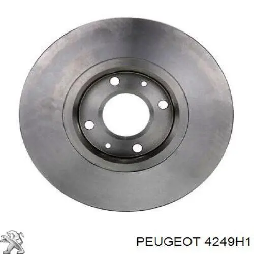 4249H1 Peugeot/Citroen disco de freno delantero