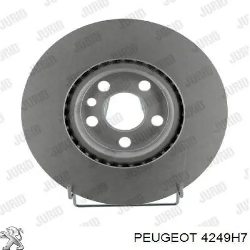 Disco de freno 4249H7 Peugeot/Citroen