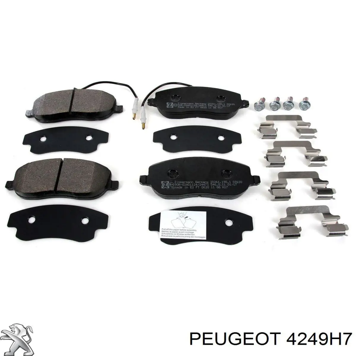 Comprar 4249H7 Peugeot/Citroen Freno de disco delantero