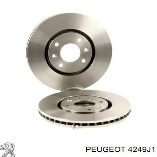 Disco de freno delantero Peugeot/Citroen 4249J1