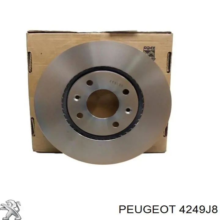 Disco de freno 4249J8 Peugeot/Citroen