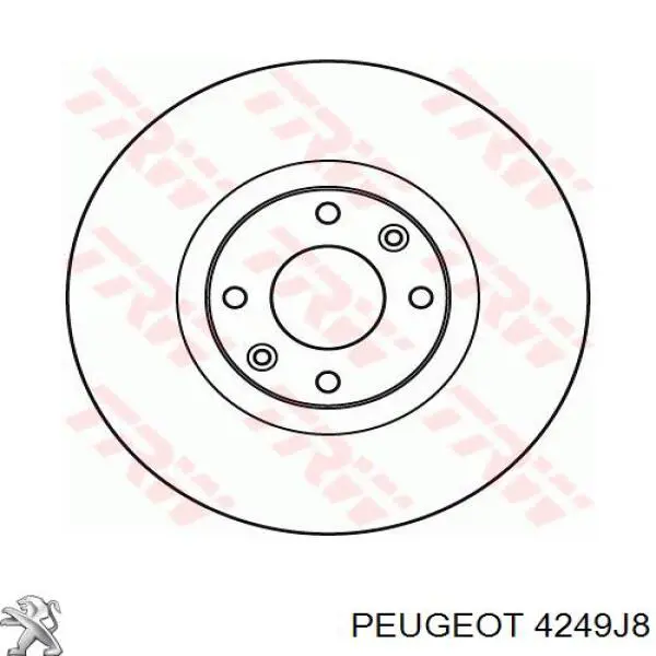 4249J8 Peugeot/Citroen Discos