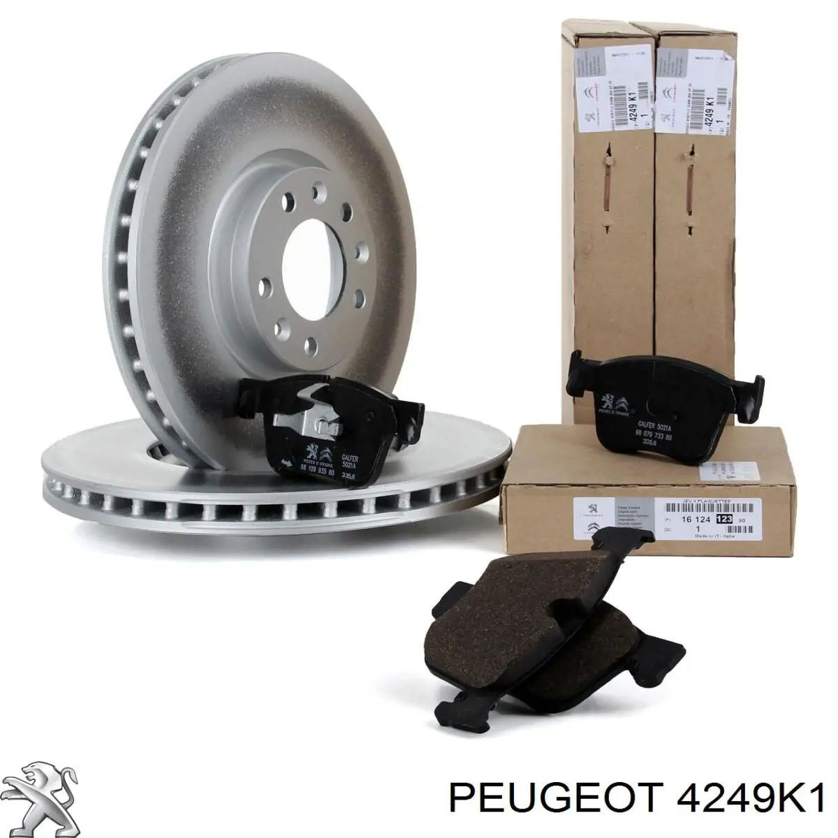 Comprar 4249K1 Peugeot/Citroen Freno de disco delantero
